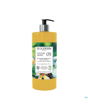Doliderm gel douche 2en1 monoi    fl pompe 1l