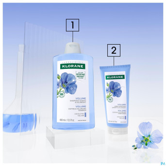 Klorane capil. ap/sh lin 200ml