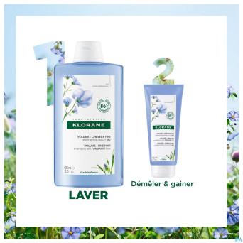 Klorane capil. sh lin 400ml