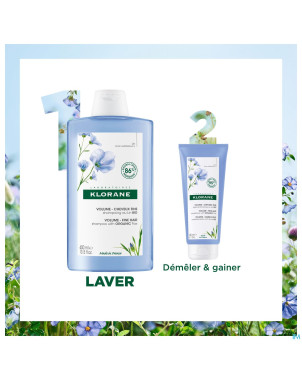 Klorane capil. sh lin 400ml