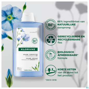 Klorane capil. sh lin 400ml