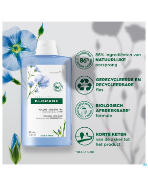 Klorane capil. sh lin 400ml