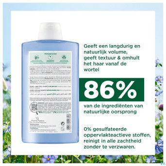 Klorane capil. sh lin 400ml