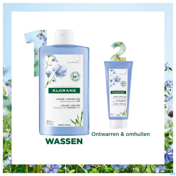 Klorane capil. sh lin 400ml