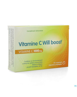 Vitamine c will boost    caps 20