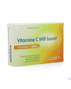 Vitamine c will boost    caps 20