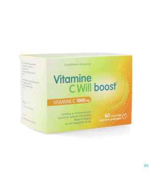 Vitamine c will boost    caps 60