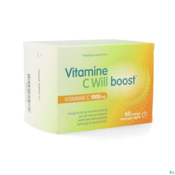Vitamine c will boost    caps 60