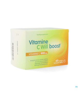 Vitamine c will boost    caps 60