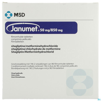 Janumet 50/ 850mg abacus comp pell 196