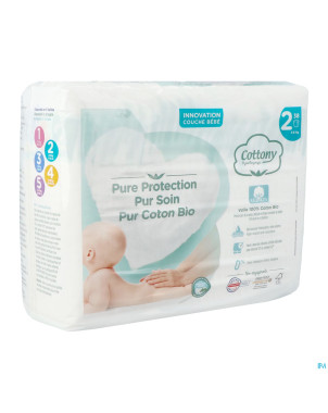 Cottony baby diapers size 2  3 -  6kg  38