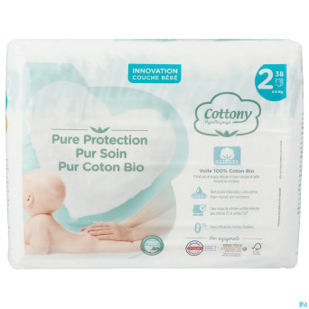 Cottony baby diapers size 2  3 -  6kg  38