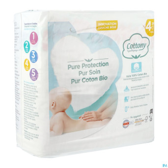 Cottony baby diapers size 4  7 - 18kg  28