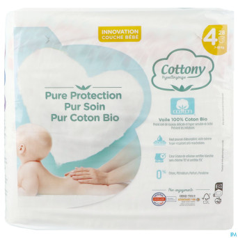 Cottony baby diapers size 4  7 - 18kg  28
