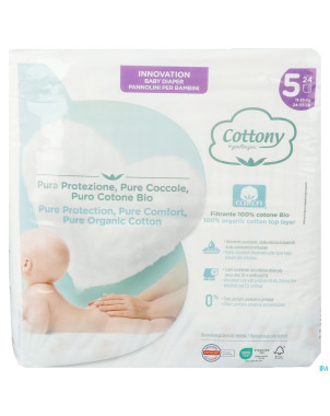 Cottony baby diapers size 5 11 - 25kg  24