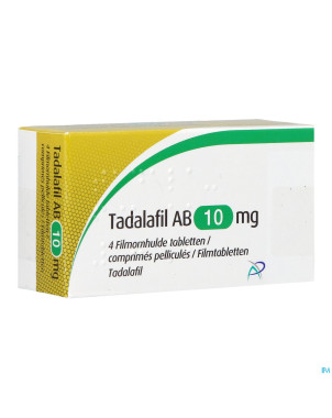 Tadalafil ab 10mg comp pell  4 x 10mg