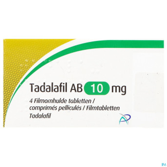 Tadalafil ab 10mg comp pell  4 x 10mg