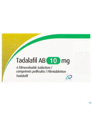 Tadalafil ab 10mg comp pell  4 x 10mg