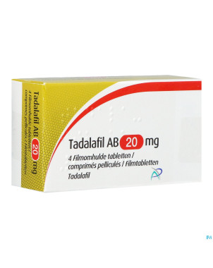 Tadalafil ab 20mg comp pell  4 x 20mg