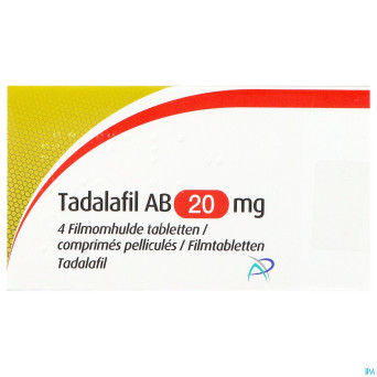 Tadalafil ab 20mg comp pell  4 x 20mg