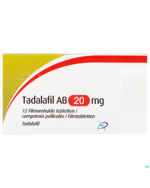 Tadalafil ab 20mg comp pell 12 x 20mg