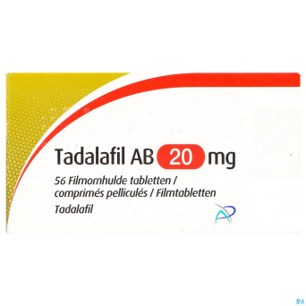 Tadalafil ab 20mg comp pell 56 x 20mg