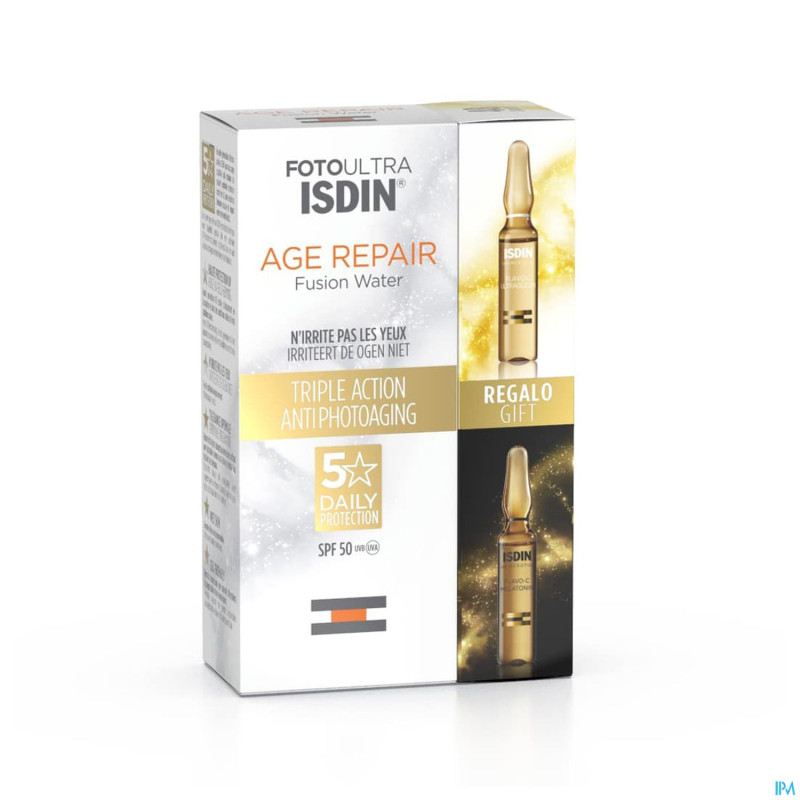 Isdin fotoprotector agerepair 50ml+ amp 2    promo