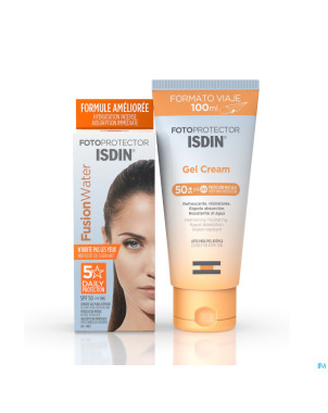 Isdin fotoprotector fusion water 50ml+gel cr 100ml
