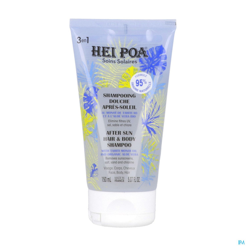 Hei poa shampooing douche a/soleil    tube 150ml