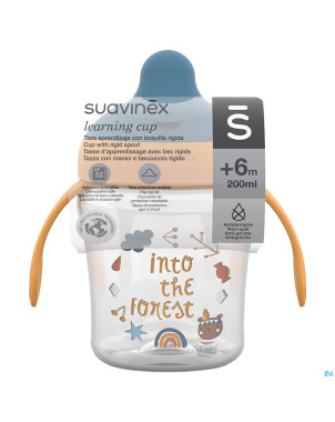 Suavinex feeding forest gobelet a/goutte jaune