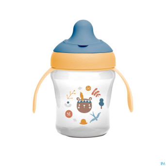 Suavinex feeding forest gobelet a/goutte jaune