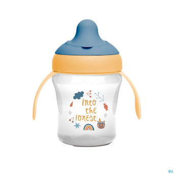 Suavinex feeding forest gobelet a/goutte jaune