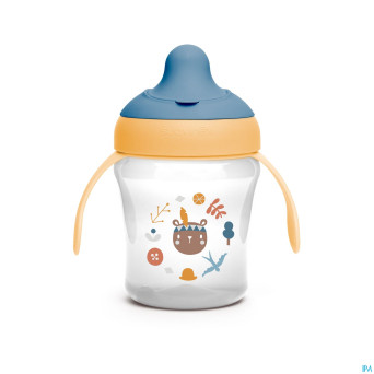 Suavinex feeding forest gobelet a/goutte jaune