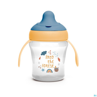 Suavinex feeding forest gobelet a/goutte jaune