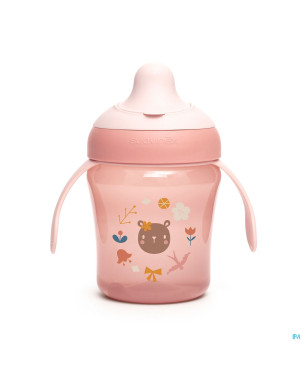 Suavinex feeding forest gobelet a/goutte rose