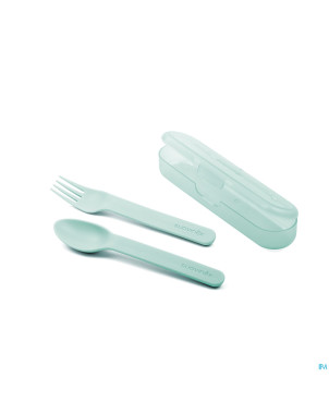 Suavinex feeding forest etui couverts vert