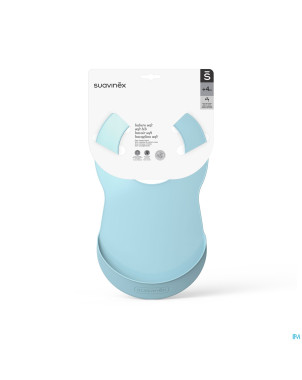 Suavinex feeding forest bavoir silicone bleu