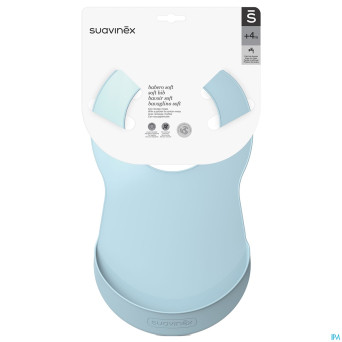 Suavinex feeding forest bavoir silicone bleu