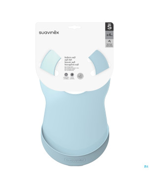 Suavinex feeding forest bavoir silicone bleu