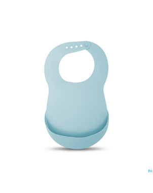 Suavinex feeding forest bavoir silicone bleu