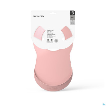 Suavinex feeding forest bavoir silicone rose