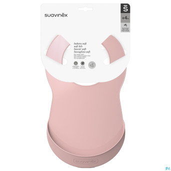 Suavinex feeding forest bavoir silicone rose