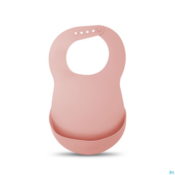 Suavinex feeding forest bavoir silicone rose