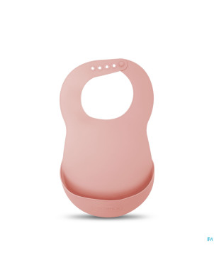 Suavinex feeding forest bavoir silicone rose
