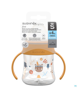 Suavinex feeding forest gobelet poign. jaune 150ml