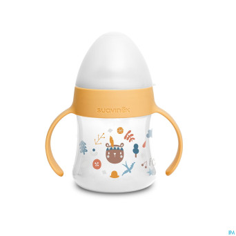 Suavinex feeding forest gobelet poign. jaune 150ml