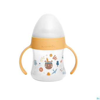 Suavinex feeding forest gobelet poign. jaune 150ml