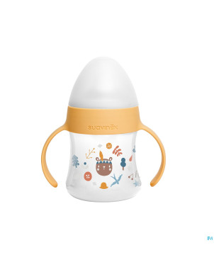 Suavinex feeding forest gobelet poign. jaune 150ml