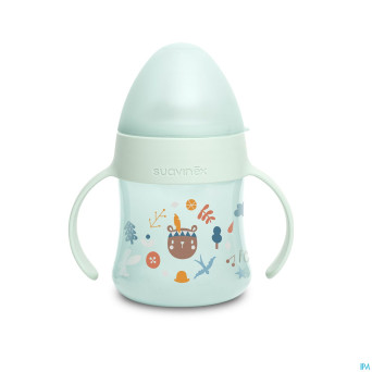 Suavinex feeding forest gobelet poignees vert150ml