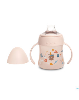 Suavinex feeding forest gobelet poignees rose150ml